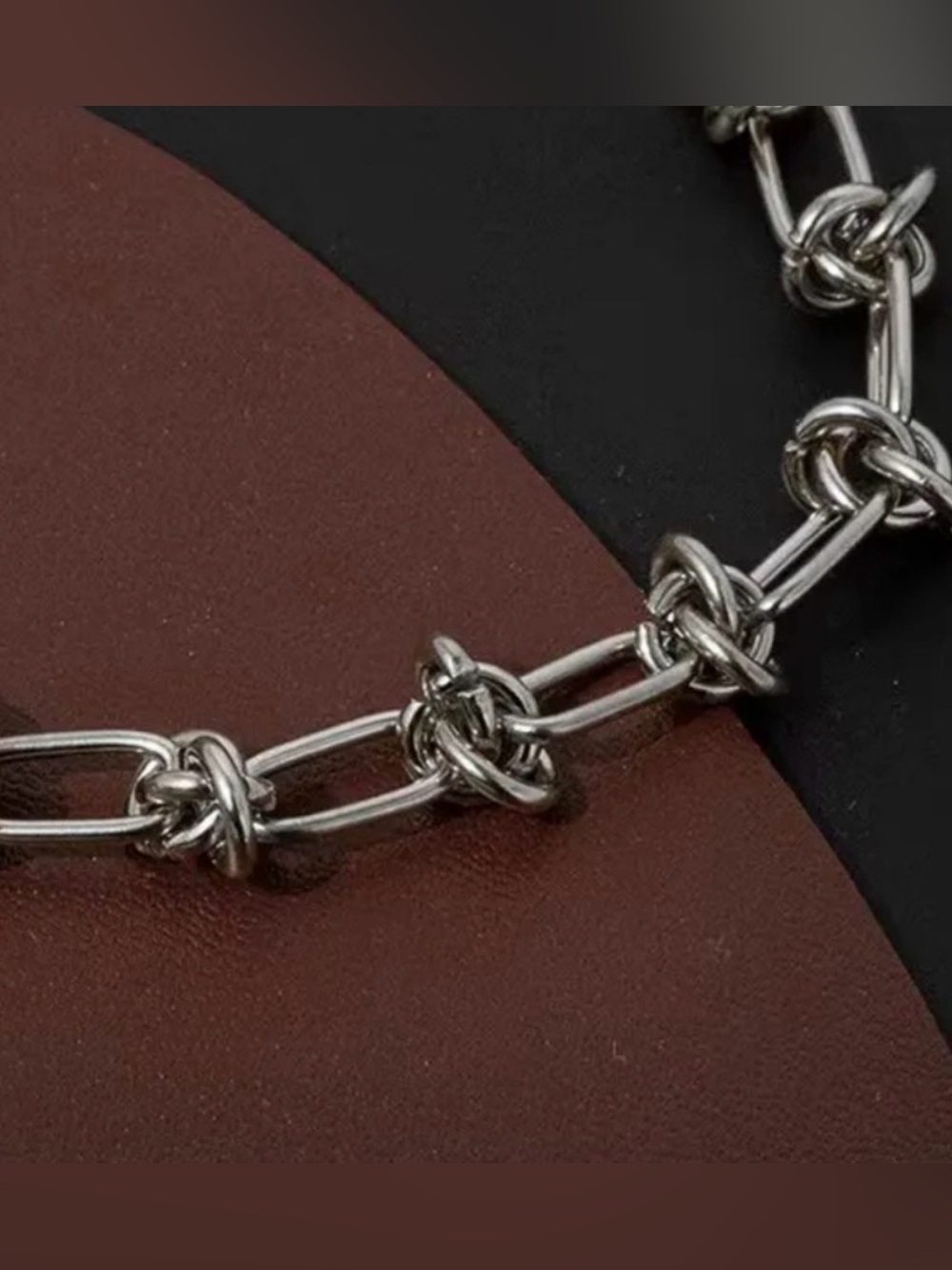 Elegant Silver Chain Necklace - Picture 8 of 10
